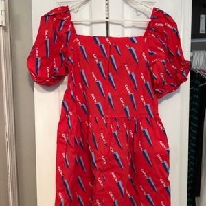 nooworks knives puffy sleeve dress